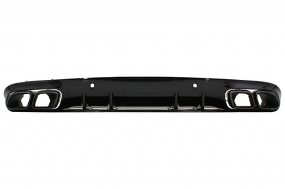 MERCEDES C C205 A205 2014-2019 REAR DIFFUSER ABS &amp; DARK AMG TIPPER