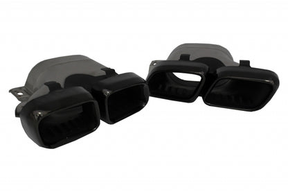 MERCEDES C C205 A205 2014-2019 REAR DIFFUSER ABS &amp; DARK AMG TIPPER