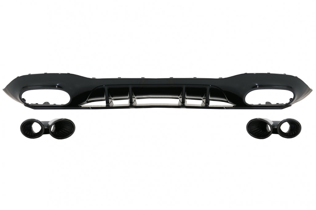MERCEDES A-CLASS W177 2018+ REAR DIFFUSER UNDER BUMPER AMG TIPPER