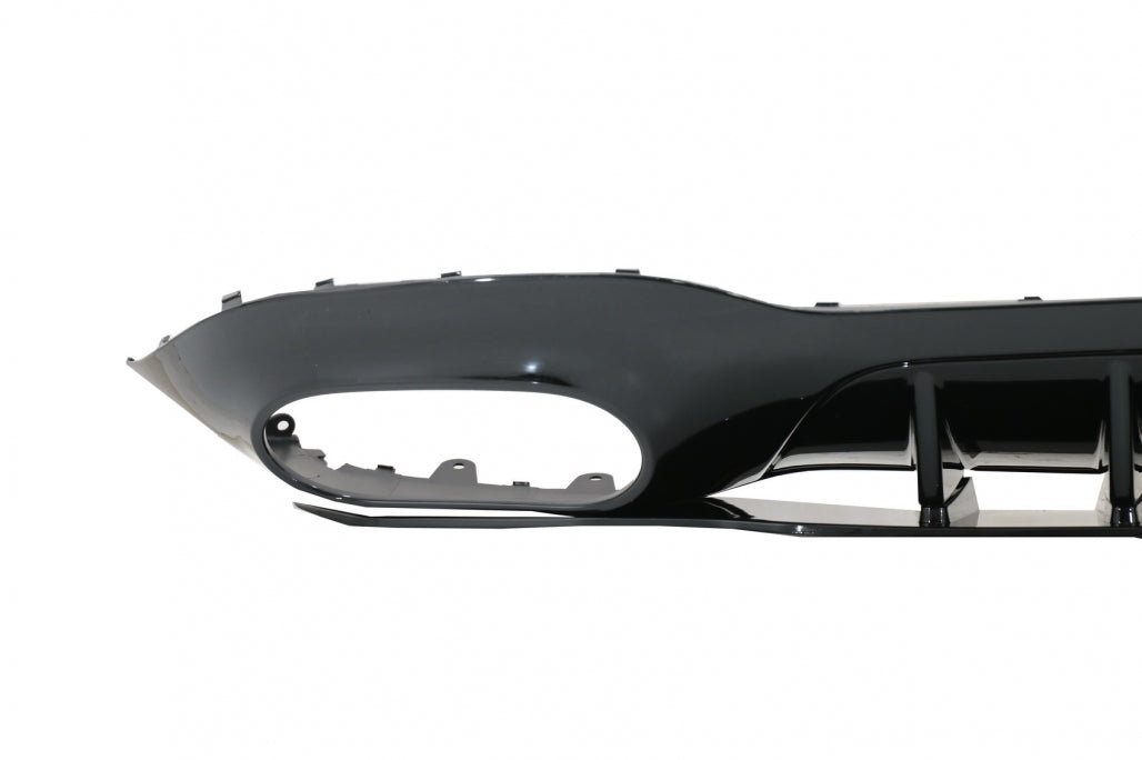 MERCEDES A-CLASS W177 SEDAN AMG REAR DIFFUSER WITH STAINLESS STEEL TIPPER