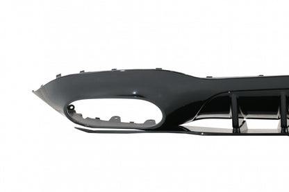 MERCEDES A-CLASS W177 SEDAN AMG REAR DIFFUSER WITH STAINLESS STEEL TIPPER