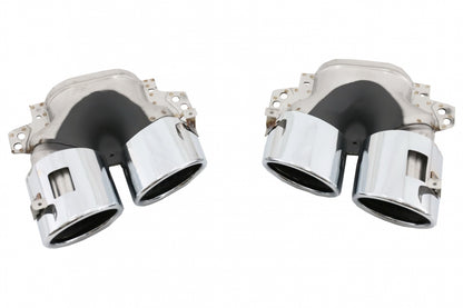 MERCEDES A-CLASS W177 SEDAN AMG REAR DIFFUSER WITH STAINLESS STEEL TIPPER