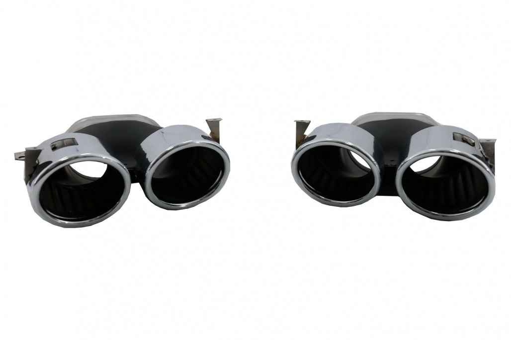 MERCEDES A-CLASS W177 SEDAN AMG REAR DIFFUSER WITH STAINLESS STEEL TIPPER