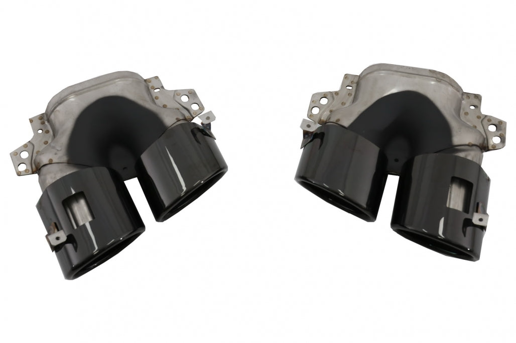 MERCEDES A-CLASS W177 SEDAN AMG REAR DIFFUSER WITH BLACK TIP-PIPE