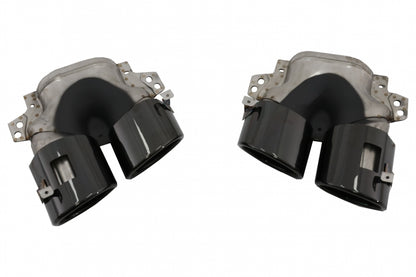 MERCEDES A-CLASS W177 SEDAN AMG REAR DIFFUSER WITH BLACK TIP-PIPE