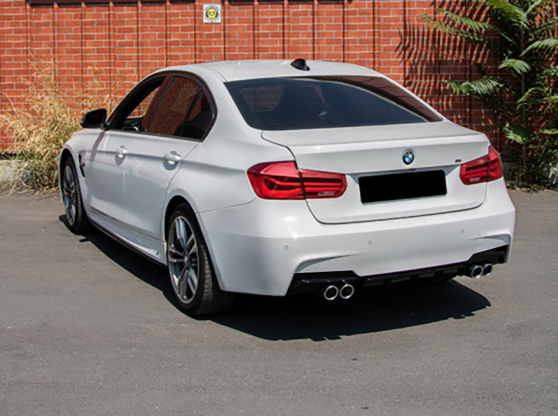 BMW SERIE 3 F30 BERLINA 2011+ PARAURTI POSTERIORE DOPPIO LOOK M SPORT M3 AUTOELEGANCERICAMBI