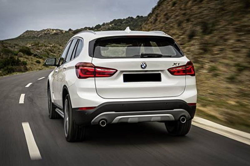 BMW X1 F48 2015+ DIFFUSORE POSTERIORE SOTTO PARAURTI M SPORT E TERMINALI INOX AUTOELEGANCERICAMBI