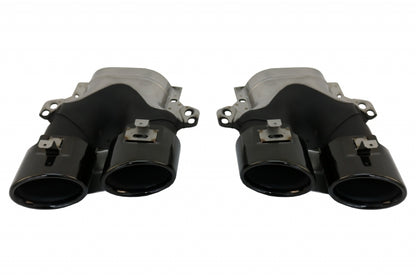 MERCEDES CLASSE E C238 A238 2016+ DIFFUSORE POSTERIORE ABS TERMINALI NERI AMG