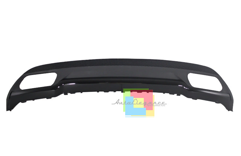 MERCEDES A-CLASS W176 2012-2018 REAR DIFFUSER WITH BLACK TIPPER AMG
