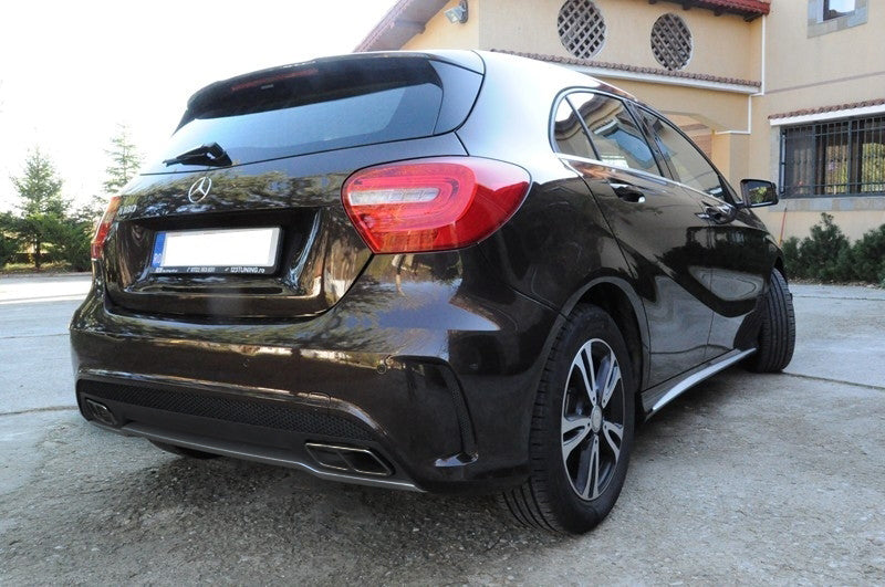 MERCEDES A-CLASS W176 2012-2018 REAR DIFFUSER WITH BLACK TIPPER AMG