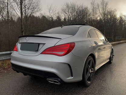 MERCEDES CLA W117 2013-2018 DIFFUSORE POSTERIORE SOTTO PARAURT AMG NERO