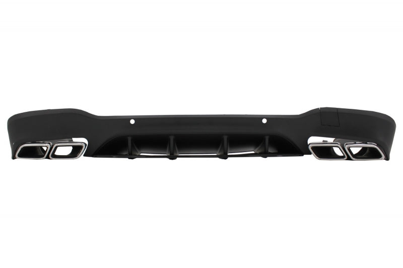 MERCEDES GLC X253 SUV 2015- ABS REAR DIFFUSER AND STAINLESS STEEL TIPPER AMG