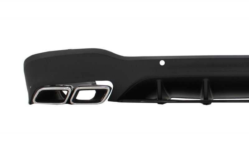 MERCEDES GLC X253 SUV 2015- ABS REAR DIFFUSER AND STAINLESS STEEL TIPPER AMG