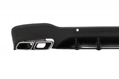 MERCEDES GLC X253 SUV 2015- ABS REAR DIFFUSER AND STAINLESS STEEL TIPPER AMG
