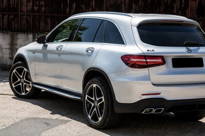 MERCEDES GLC X253 SUV 2015- ABS REAR DIFFUSER AND STAINLESS STEEL TIPPER AMG