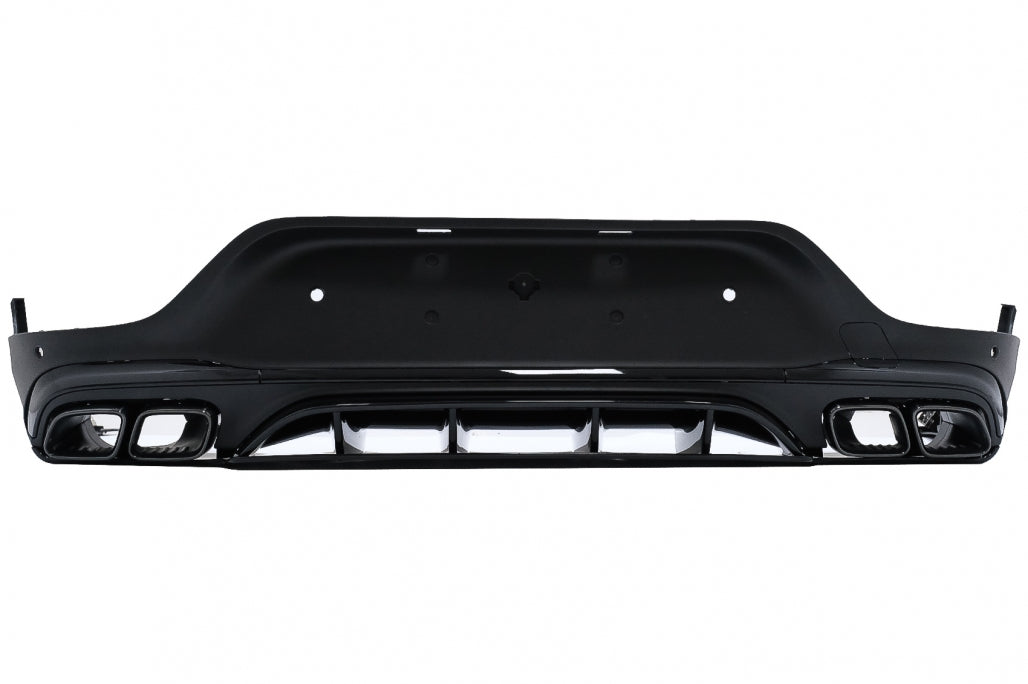 REAR DIFFUSER MERCEDES GLC COUPE C253 2020+ ABS &amp; BLACK TIPPER AMG
