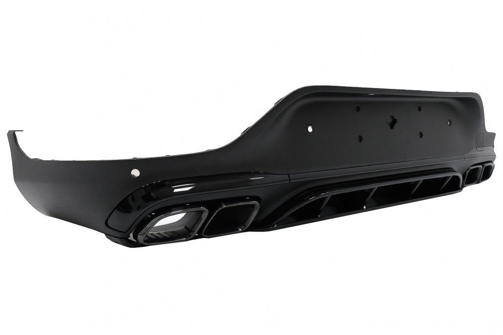 REAR DIFFUSER MERCEDES GLC COUPE C253 2020+ ABS &amp; BLACK TIPPER AMG