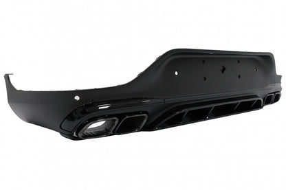 REAR DIFFUSER MERCEDES GLC COUPE C253 2020+ ABS &amp; BLACK TIPPER AMG