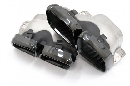 REAR DIFFUSER MERCEDES GLC COUPE C253 2020+ ABS &amp; BLACK TIPPER AMG