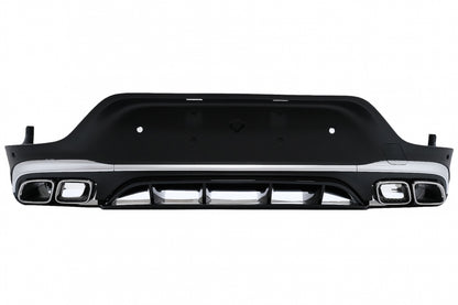 MERCEDES GLC COUPE C253 2020+ LIFT ABS REAR DIFFUSER AND STAINLESS STEEL TIPPER