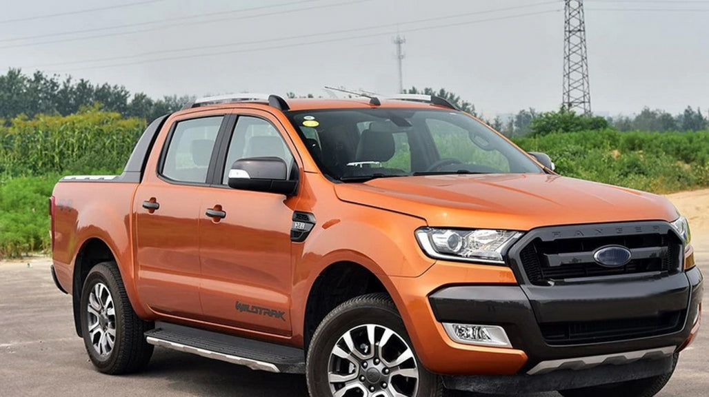FORD RANGER 2011+ SATIN ROOF BARS ALUMINUM ROOF RAILS ROOF RACK