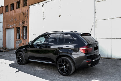 NON-SLIP SIDE STEPS FOR BMW X5 E70 2007-2013 ALUMINUM SILLS