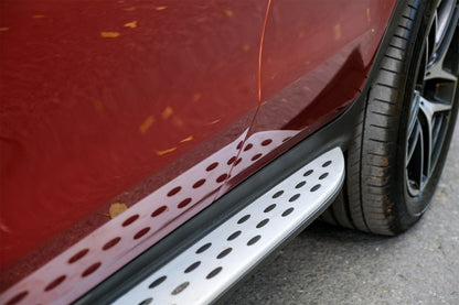 PEDANE LATERALI MERCEDES GLC X253 2015+ SOTTOPORTA ALLUMINIO ANTI SCIVOLO