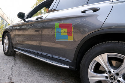 PEDANE LATERALI MERCEDES GLC X253 LIFT 2019+ SOTTOPORTA DESIGN SPORTIVO AMG