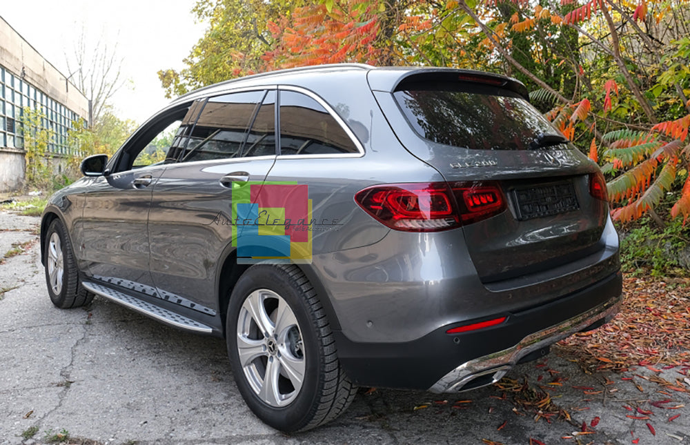 PEDANE LATERALI MERCEDES GLC X253 LIFT 2019+ SOTTOPORTA DESIGN SPORTIVO AMG