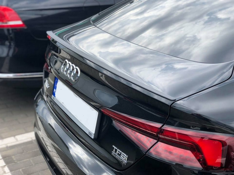 AUDI A5 5F SPORTBACK 2016+ SPOILER POSTERIORE SUL COFANO IN ABS AUTOELEGANCERICAMBI