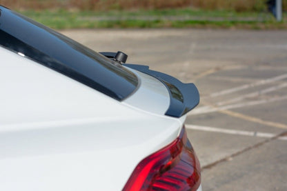 REAR HOOD SPOILER FOR AUDI Q8 GLOSS BLACK ABS
