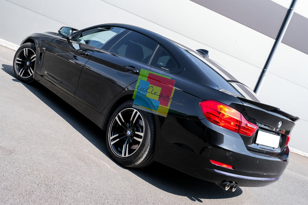 BMW 4 F36 GRAN COUPE SPOILER SUL COFANO NERO LUCIDO LOOK M4 AUTOELEGANCERICAMBI