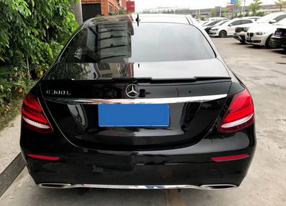 MERCEDES CLASSE E W213 2016+ SPOILER SUL COFANO POSTERIORE LOOK SPORTIVO AMG