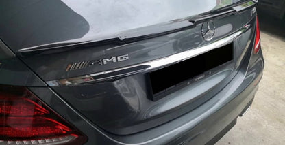MERCEDES CLASSE E W213 2016+ SPOILER SUL COFANO POSTERIORE LOOK SPORTIVO AMG