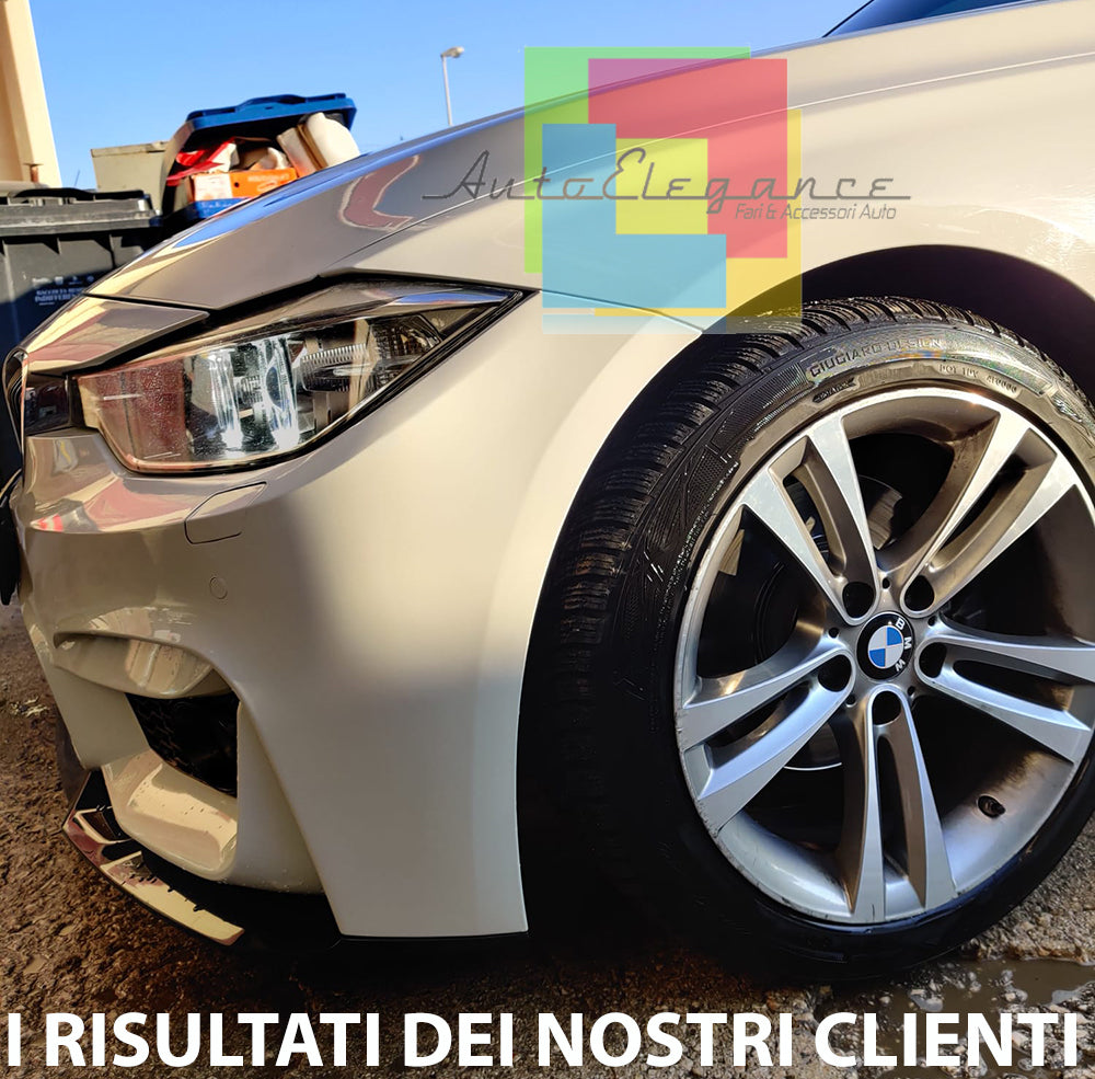 BMW SERIE 3 F30 F31 2011-2018 PARAURTI ANTERIORE LOOK CON LAMA LOOK M3 AUTOELEGANCERICAMBI