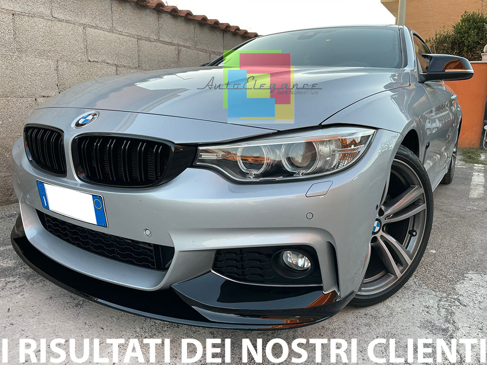 SPOILER ANTERIORE SOTTO PARAURTI M PERFORMANCE PER BMW SERIE 4 F32 2013+ IN ABS