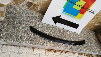 SKODA OCTAVIA III 2012-2020 SPOILER POSTERIORE COFANO ABS / PLASTIC NERO LUCIDO