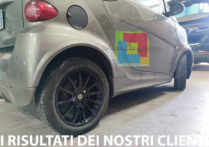SMART FORTWO 451 SET 4 PIECES SPOILER MUDGUARDS WIDEENED IN ABS