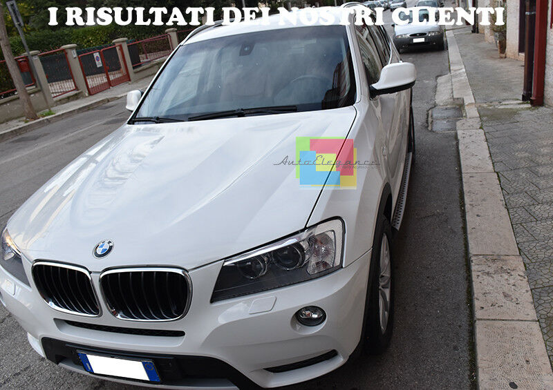 PEDANE LATERALI DESIGN M PER BMW X3 F25 2010+ SOTTOPORTA ANTISCIVOLO M LOOK