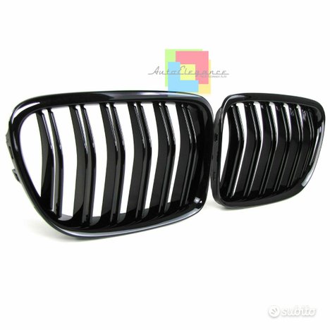 Bmw x1 e84 2009-2015 griglia nera doppia fascia m AUTOELEGANCERICAMBI
