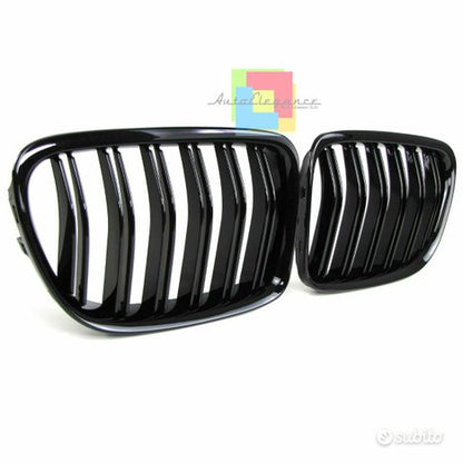 Bmw x1 e84 2009-2015 griglia nera doppia fascia m AUTOELEGANCERICAMBI