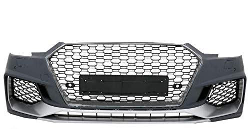 AUDI A4 B9 2018+ FACELIFT PARAURTI ANTERIORE LOOK RS4 ABS CON GRIGLIA AUTOELEGANCERICAMBI