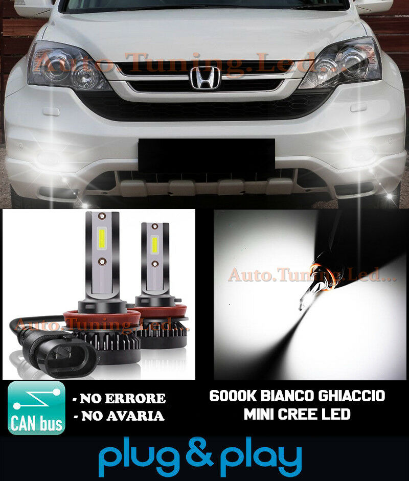 CREE LED FOG LIGHTS HONDA CR-V III CAMBUS ICE WHITE 8000LM