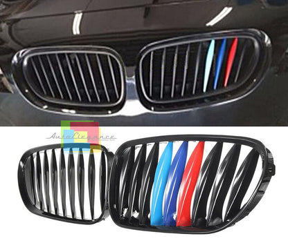 GRIGLIA ANTERIORE NERA BMW Z4 E85 E86 2003-2008 CALANDRA 3 COLORI M