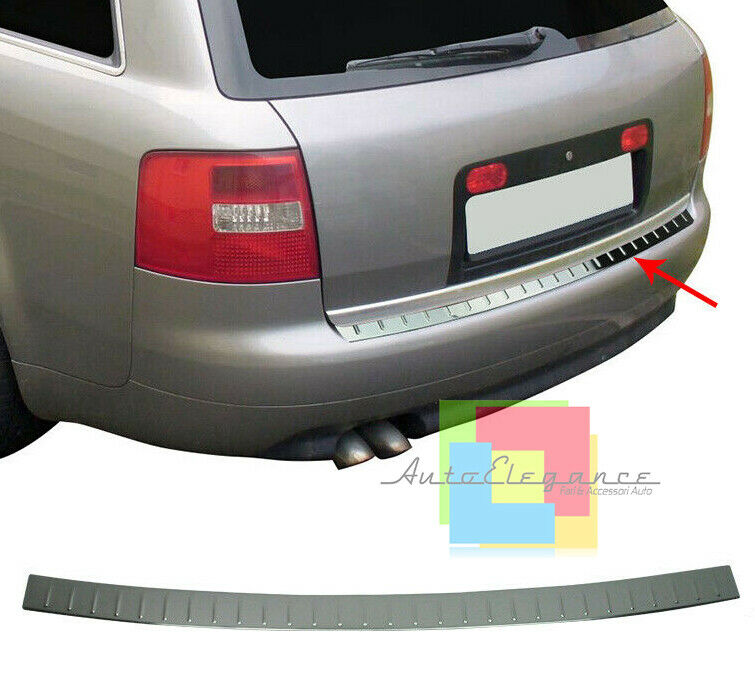 AUDI A6 C5 4B AVANT PIASTRA CROMATA PORTELLONE POSTERIORE INOX AUTOELEGANCERICAMBI