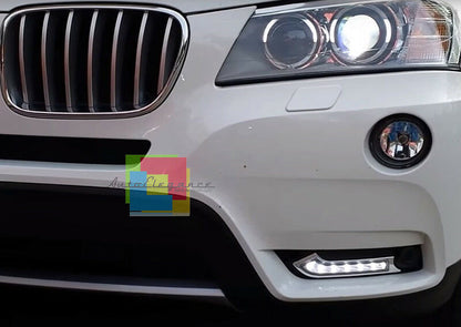 GRIGLIE INFERIORI LUCI DIURNE LED DAYTIME PER BMW X3 F25 2010-2014 LOOK SPORTIVO