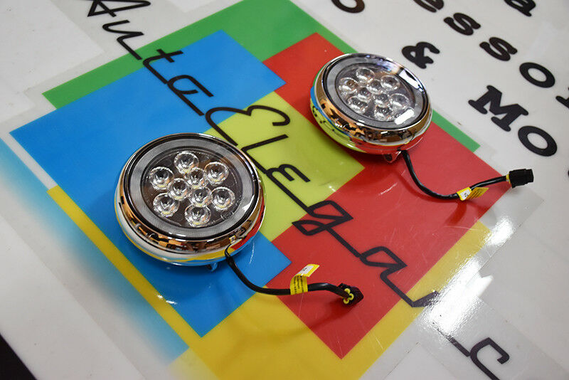 COPPIA FARI SUPPLEMENTARI MINI COOPER R58 DIURNE LED - ANGEL EYES AUTOELEGANCERICAMBI