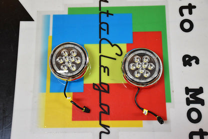 COPPIA FARI SUPPLEMENTARI MINI COOPER R58 DIURNE LED - ANGEL EYES AUTOELEGANCERICAMBI