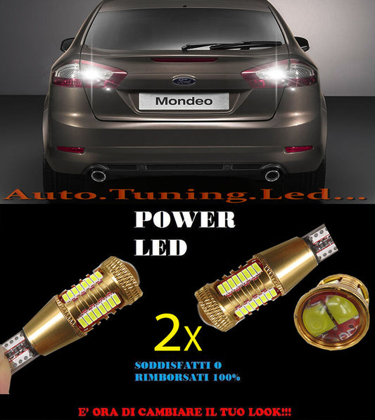 FORD MONDEO 5 LAMPADE RETROMARCIA LED T15 W16W SUPER QUALITA NO ERROR