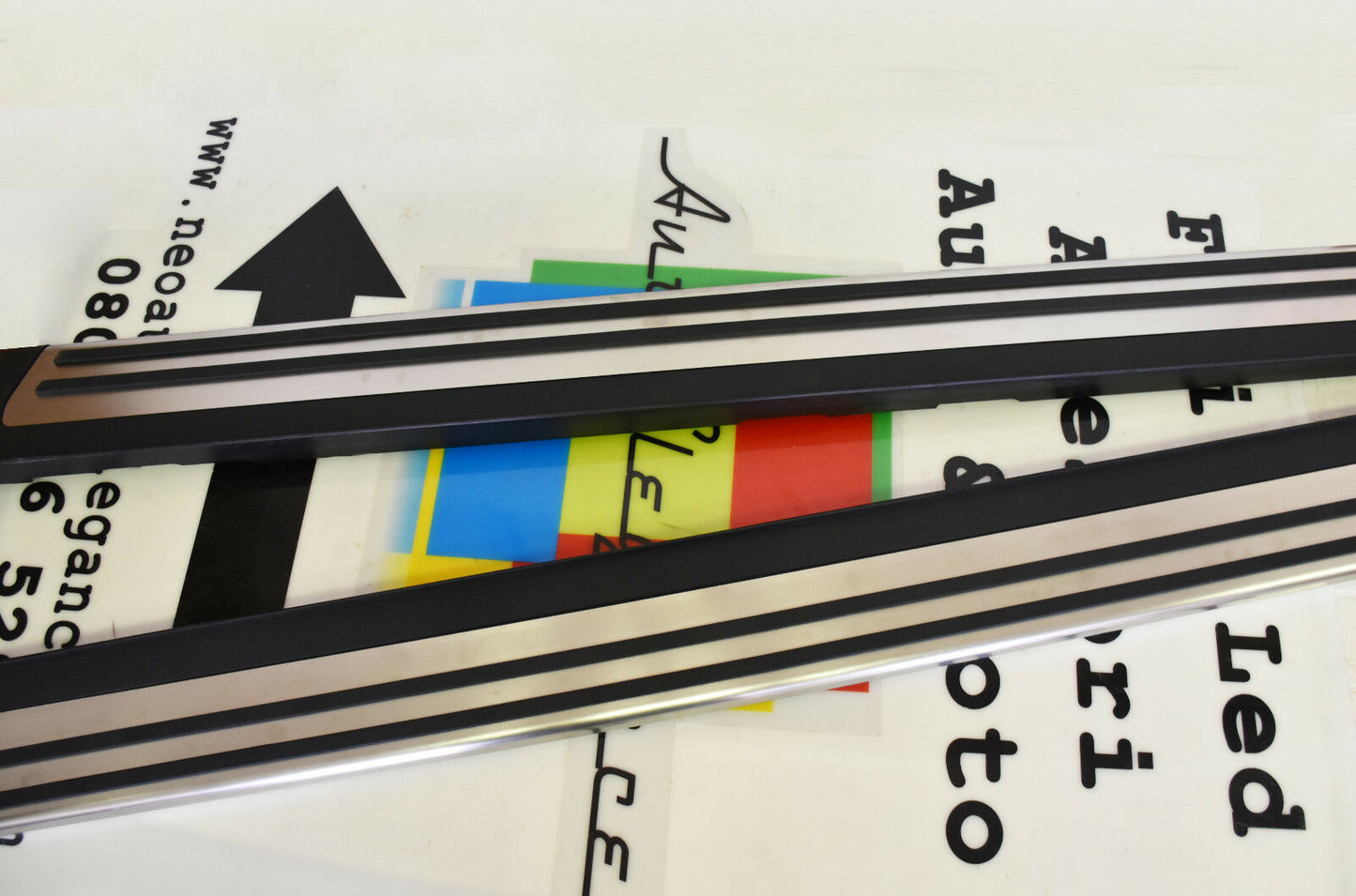 SIDE STEPS FOR VW TIGUAN FROM 2007 TO 2015 NON-SLIP DOOR SILLS .-